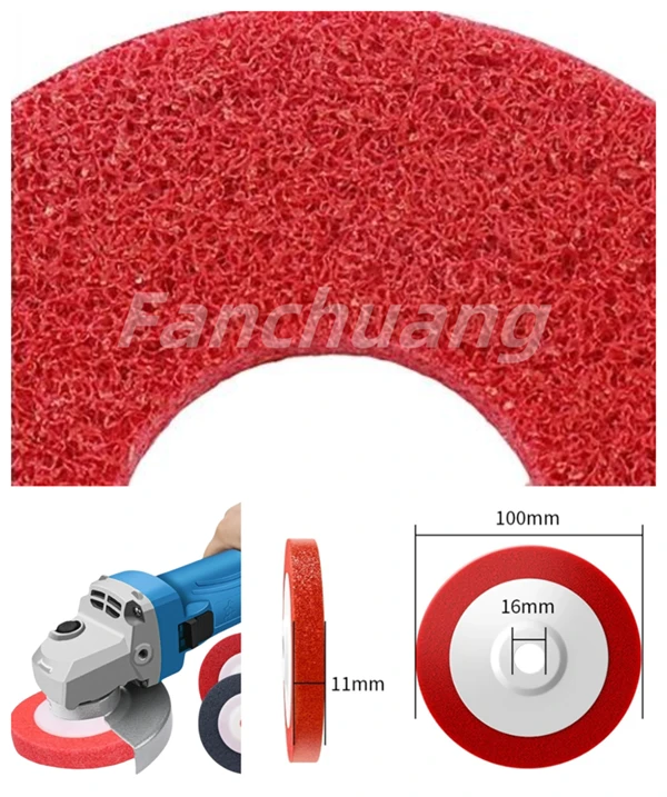 detailed picture of 4inch nylon abrasive wheel detailed picture of 4inch nylon abrasive wheel