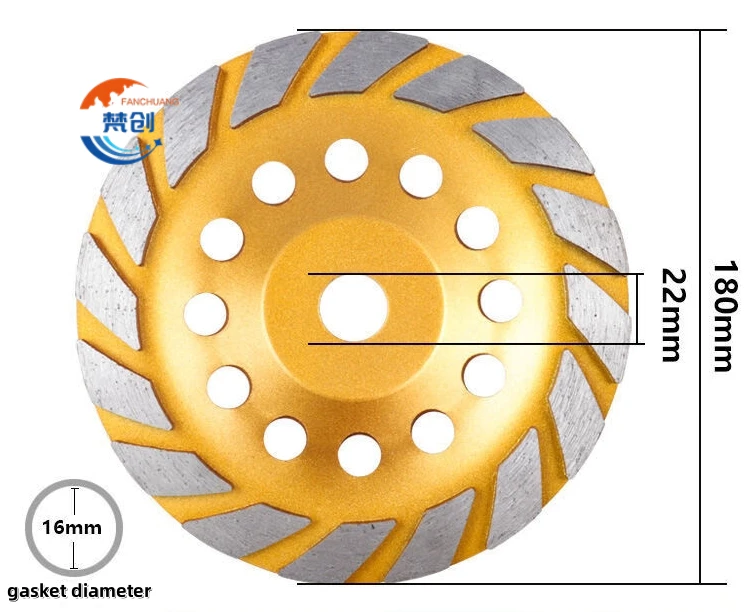 180mm diamond cup wheel 180mm diamond cup wheel