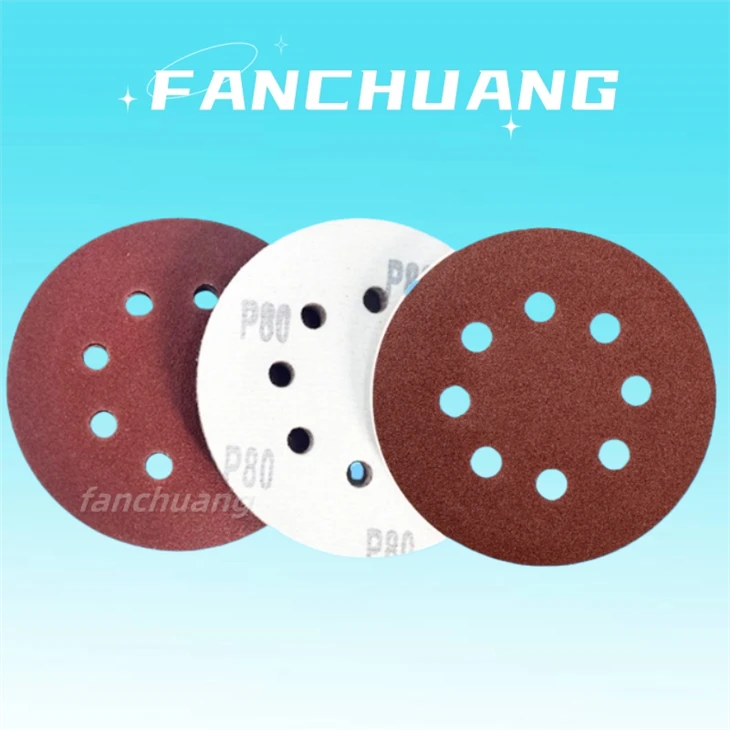 8 Holes Velcro Abrasive Sanding Disc